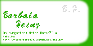 borbala heinz business card